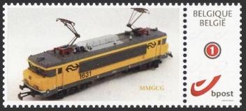 year=?, Belgian personalized stamp with NS1200 model